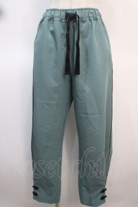 axes femme POETIQUE / チャイナボタンラインパンツ M グリーン Y-25-04-21-149-AX-PA-SZ-ZY