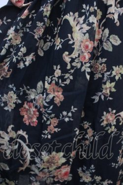 画像3: axes femme / バックシャン花柄スカート M 黒 Y-25-04-21-150-AX-SK-SZ-ZI