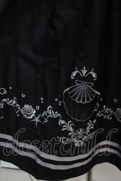 画像3: axes femme POETIQUE / アクアマリン透かし刺繍スカート  黒 Y-25-04-21-156-AX-SK-SZ-ZY