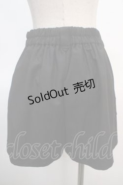 画像2: axes femme POETIQUE / タックデザインショートパンツ M 黒 Y-25-04-21-158-AX-PA-SZ-ZY