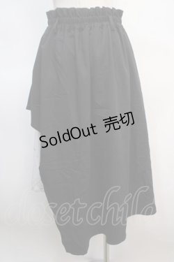 画像2: axes femme POETIQUE / レースアシメトレンチスカート  黒 Y-25-04-21-159-AX-SK-SZ-ZY