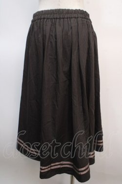 画像2: axes femme / 連ボタンフィッシュテールスカート F 茶 Y-25-04-21-160-AX-SK-SZ-ZY