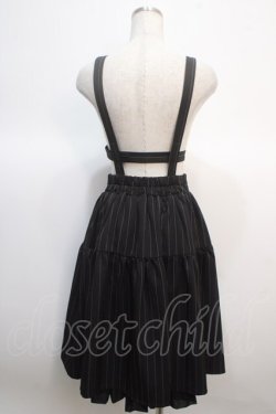 画像2: axes femme POETIQUE / ハーネスデザインサス付スカート M 黒 Y-25-04-21-161-AX-SK-SZ-ZY
