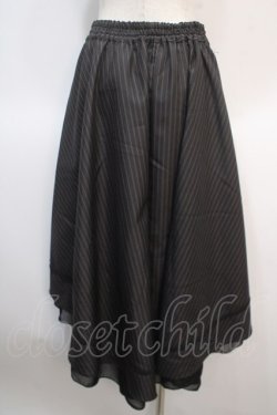 画像2: axes femme / ベルト付フィッシュテールスカート M 黒 Y-25-04-21-168-AX-SK-SZ-ZY