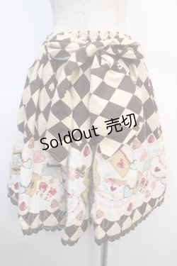 画像2: BABY,THE STARS SHINE BRIGHT / ALICE'S Marchin' Cookie Flavourクリーミースカート  ブラウン Y-25-04-21-171-BA-SK-SZ-ZY