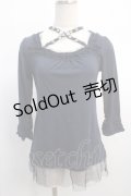 axes femme / ストラップ付きインナープルオーバー  紺 Y-25-04-21-022-AX-TO-SZ-ZY