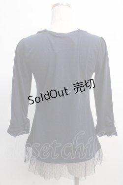 画像2: axes femme / ストラップ付きインナープルオーバー  紺 Y-25-04-21-022-AX-TO-SZ-ZY