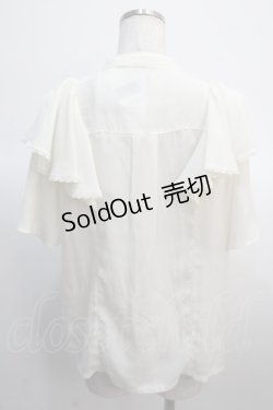 画像2: axes femme / ミックスフルーツ刺繍ブラウス  キナリ Y-25-04-21-032-AX-BL-SZ-ZY