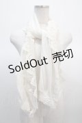 axes femme / バラ釦ＵＶカットストール F 生成り Y-25-04-21-038-AX-TO-SZ-ZY
