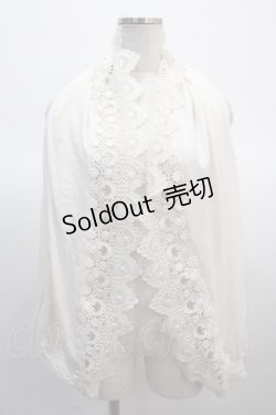 画像2: axes femme / バラ釦ＵＶカットストール F 生成り Y-25-04-21-038-AX-TO-SZ-ZY