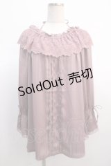axes femme / フリルブラウス M ピンク Y-25-04-21-040-AX-BL-SZ-ZY