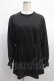 画像1: NieR Clothing / ドローコードトップス F 黒 Y-25-04-21-043-PU-TO-SZ-ZY (1)