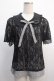 画像1: axes femme / ギンガムチェックレースプルオーバー M 黒 Y-25-04-21-044-AX-TO-SZ-ZY (1)