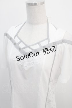 画像3: Ozz Croce / 刺繍入り肩開きトップス  オフ白 Y-25-04-21-045-OO-TO-SZ-ZY