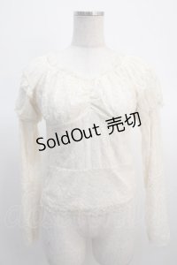 seemi.by NICE CLAUP / レーストップス  アイボリー Y-25-04-21-046-LO-TO-SZ-ZY