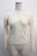 画像1: seemi.by NICE CLAUP / レーストップス  アイボリー Y-25-04-21-046-LO-TO-SZ-ZY (1)