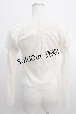 画像2: seemi.by NICE CLAUP / レーストップス  アイボリー Y-25-04-21-046-LO-TO-SZ-ZY