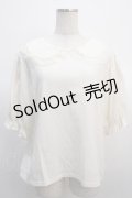 m petit by misako / NINA'Sコラボプルオーバー 4L 淡薄橙 Y-25-04-21-047-LO-TO-SZ-ZY