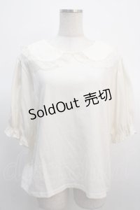 m petit by misako / NINA'Sコラボプルオーバー 4L 淡薄橙 Y-25-04-21-047-LO-TO-SZ-ZY