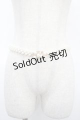 axes femme / スノークリスタルパールベルト  シルバー Y-25-04-23-001-AX-ZA-SZ-ZY