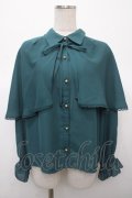 axes femme / ケープセットブラウス F Bグリーン Y-25-04-23-047-AX-BL-SZ-ZY