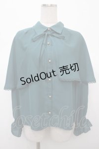 axes femme / ケープセットブラウス F Bグリーン Y-25-04-23-047-AX-BL-SZ-ZY