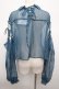 画像2: axes femme / 肩開きシアーシャツ F Bグリーン Y-25-04-23-050-AX-BL-SZ-ZY (2)