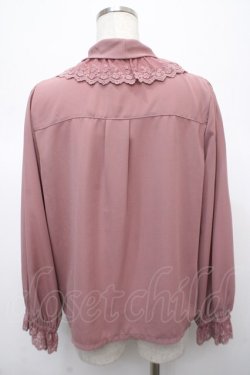 画像2: axes femme / アンティークローズ刺繍ブラウス F ピンク Y-25-04-23-053-AX-BL-SZ-ZY