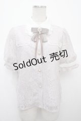 Rojita / ブローチ付きオーバーレースブラウス F ピンク Y-25-04-23-058-LO-BL-SZ-ZY
