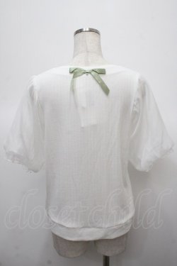 画像2: axes femme / ピーター・パン/刺繍トップス  白 Y-25-04-23-065-AX-TO-SZ-ZY