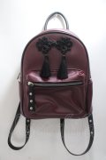 axes femme kawaii / チャイナ釦デザインリュック  ワイン Y-25-04-23-006-AX-BG-SZ-ZY