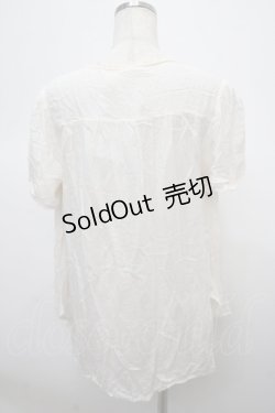画像2: axes femme / レース切り替えドルマンブラウス M 生成り Y-25-04-23-067-AX-BL-SZ-ZY