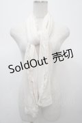 axes femme / ビジュー釦UVカットストール  キナリ Y-25-04-23-068-AX-ZA-SZ-ZY