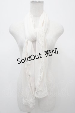 画像1: axes femme / ビジュー釦UVカットストール  キナリ Y-25-04-23-068-AX-ZA-SZ-ZY