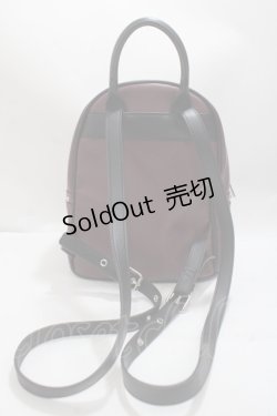 画像2: axes femme kawaii / チャイナ釦デザインリュック  ワイン Y-25-04-23-006-AX-BG-SZ-ZI