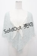 axes femme / レース重ねケープトッパーカーディガン  ミント Y-25-04-23-081-AX-TO-SZ-ZY