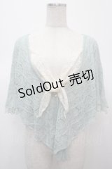 axes femme / レース重ねケープトッパーカーディガン  ミント Y-25-04-23-081-AX-TO-SZ-ZY