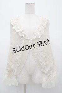 axes femme / 透かしニットボレロ  キナリ Y-25-04-23-082-AX-TO-SZ-ZY