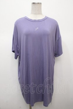 画像1: axes femme POETIQUE / レースアップビックTシャツ  ラベンダー Y-25-04-23-083-AX-TO-SZ-ZY