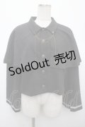 axes femme / チェーン付ケープジャケット F クロ Y-25-04-23-084-AX-TO-SZ-ZY