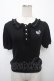 画像1: axes femme POETIQUE / チュッパチャプス ニットポロ M 黒 Y-25-04-23-088-AX-TO-SZ-ZY (1)
