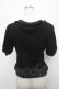 画像2: axes femme POETIQUE / チュッパチャプス ニットポロ M 黒 Y-25-04-23-088-AX-TO-SZ-ZY (2)