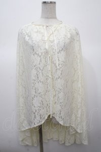 axes femme / 総レースケープガウン  キナリ Y-25-04-23-090-AX-JA-SZ-ZY