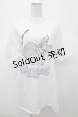 MILKBOY / CAT T-SHIRTS L ホワイト Y-25-04-23-093-MB-TS-SZ-ZY