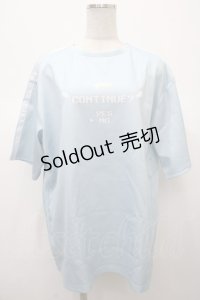 ACDC　RAG / Game OVER Tシャツ  サックス Y-25-04-23-094-PU-TO-SZ-ZY