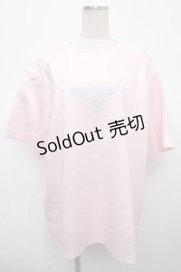 ACDC　RAG / Game OVER Tシャツ  ピンク Y-25-04-23-096-PU-TO-SZ-ZY