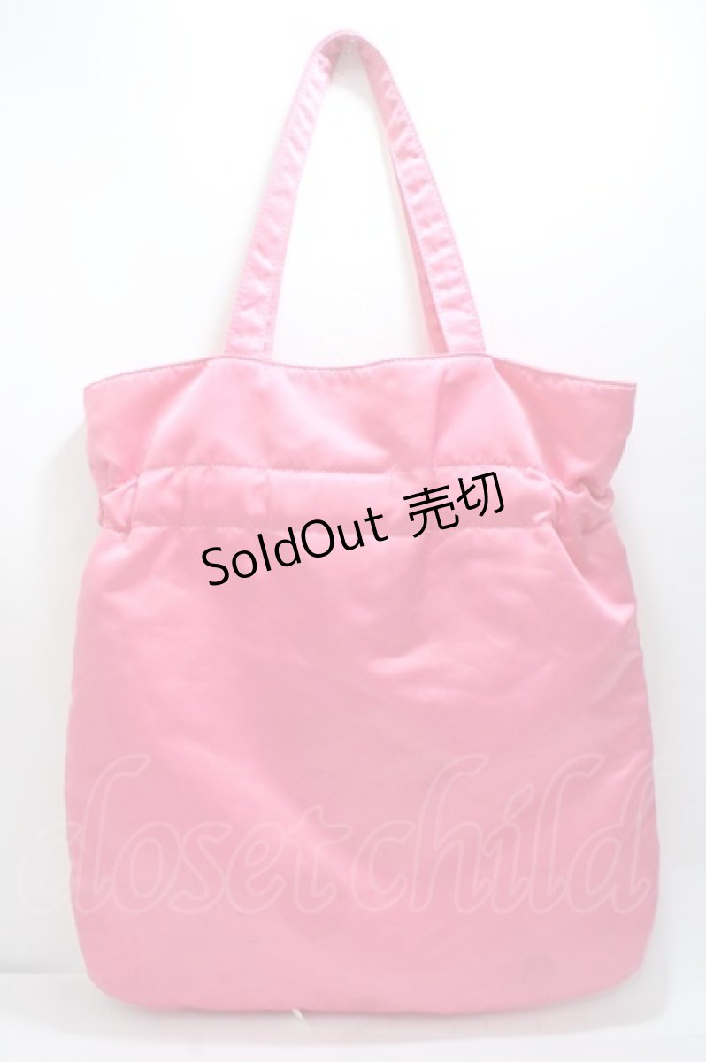画像2: 【SALE】Maison de FLEUR / リボントートバッグ  ピンク Y-25-04-23-008-LO-BG-SZ-ZTK010 (2)