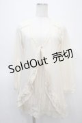 axes femme / Backデザインロングボレロ M 生成り Y-25-04-23-103-AX-BL-SZ-ZY