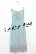 axes femme / シフォンワンピース  グリーン Y-25-04-23-106-AX-OP-SZ-ZI
