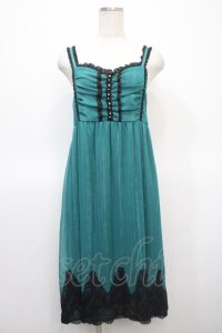 axes femme / シフォンワンピース  グリーン Y-25-04-23-106-AX-OP-SZ-ZY